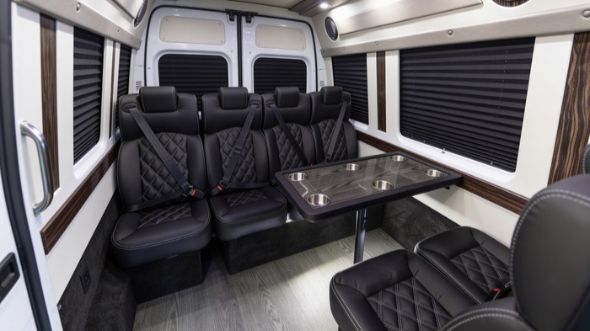 10 passenger sprinter van interior st paul