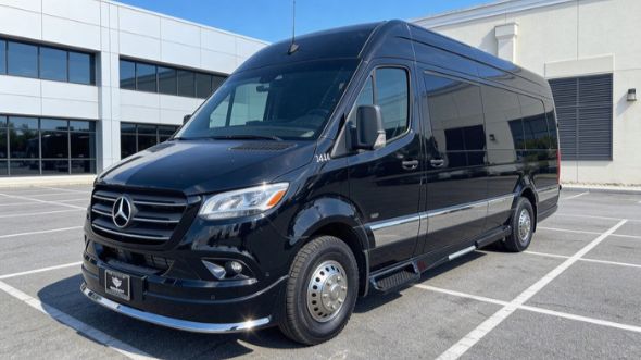 des moines sporting event sprinter van rental