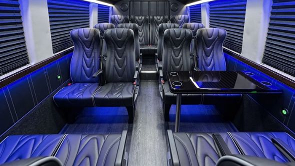 sioux falls 20 passenger sprinter van interior