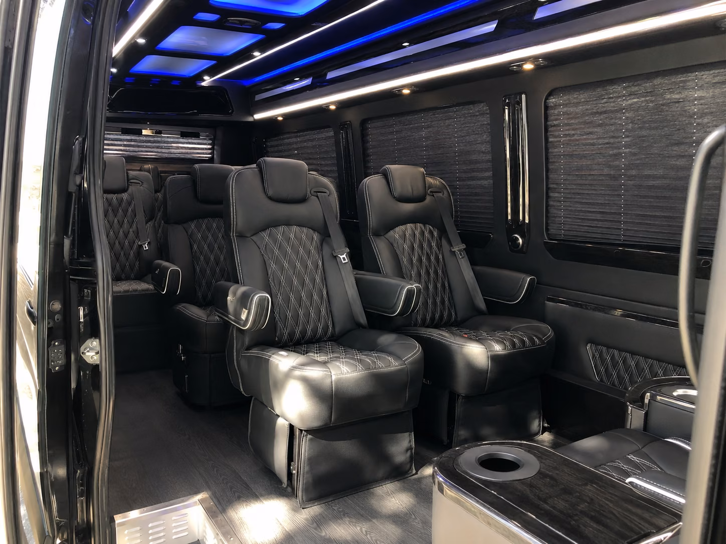 20 passenger sprinter van inside