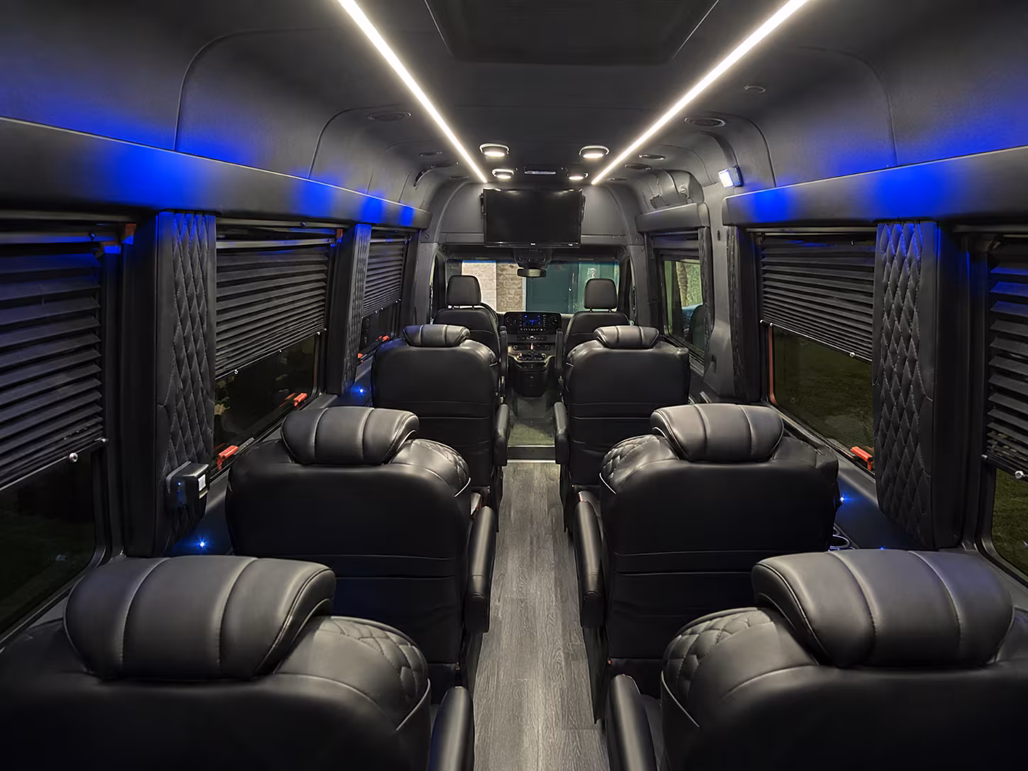 sioux falls 12 passenger sprinter van inside
