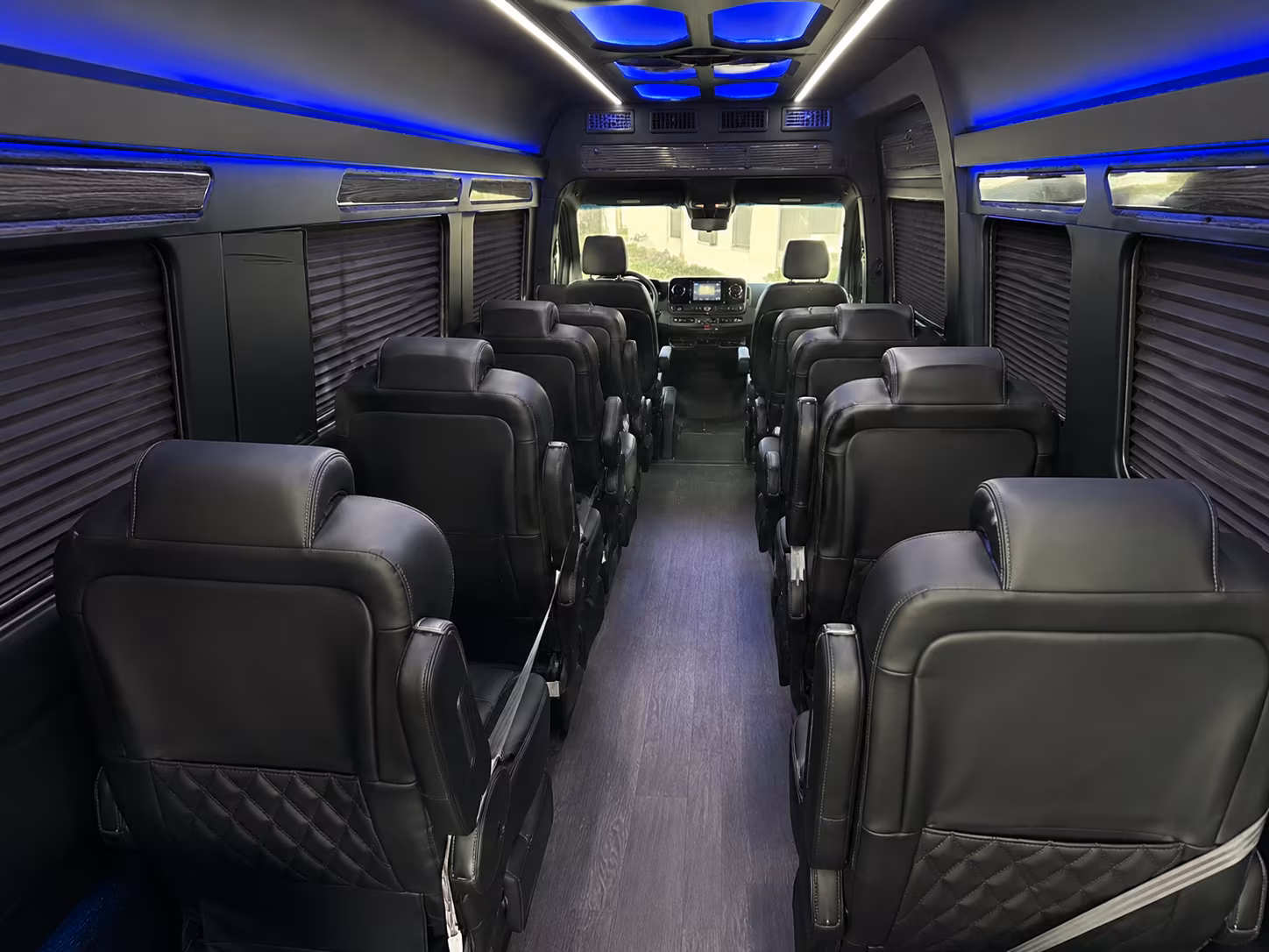 sioux falls 15 passenger sprinter van inside