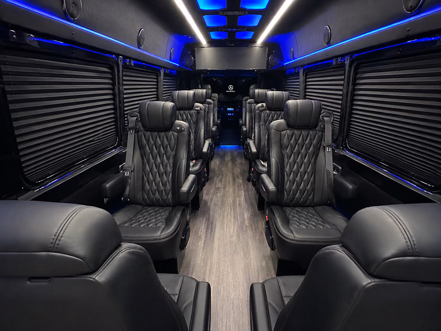 sioux falls 8 passenger sprinter van inside