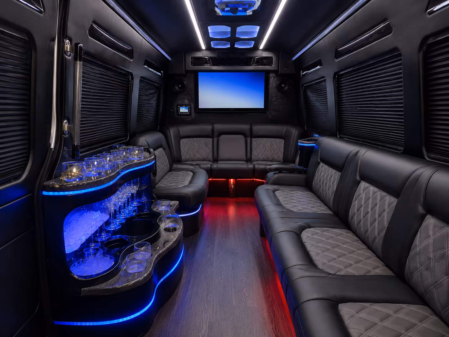 sioux falls sprinter limousine interior